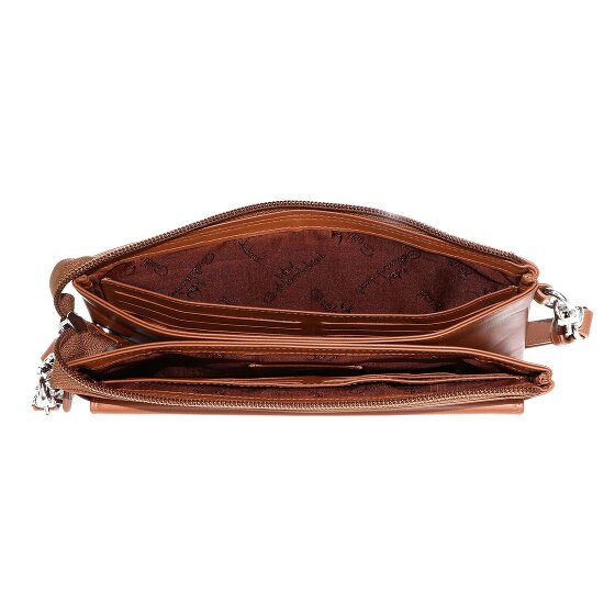 Golden Head Polo Portefeuille d'embrayage Protection RFID Cuir véritable 22 cm