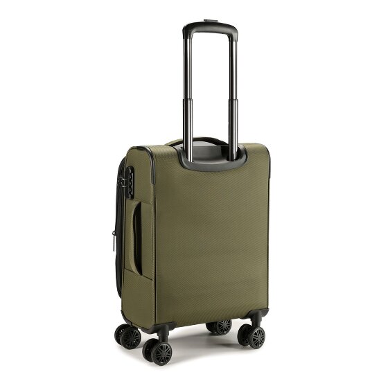 bugatti Valencia Soft 4 roulettes Trolley de cabine S 55 cm avec soufflet d'extension