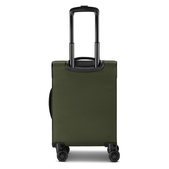 bugatti Valencia Soft 4 roulettes Trolley de cabine S 55 cm avec soufflet d'extension