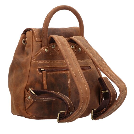 Greenburry Sac à dos Vintage City en cuir 25 cm