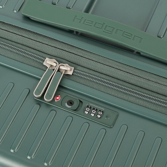 Hedgren Raku 4 roulettes Trolley 65.5 cm avec soufflet d'extension