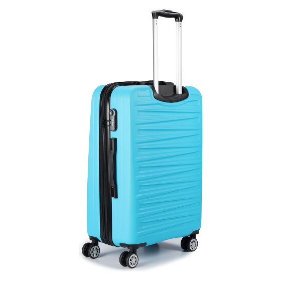 Benzi 5493 4 roulettes Set de valises 3 pièces avec soufflet d'extension