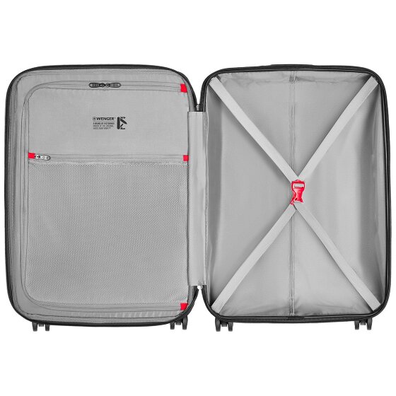 Wenger Prymo 4 roulettes Trolley M 65 cm avec soufflet d'extension