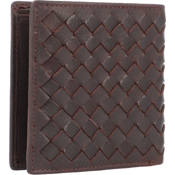 bugatti Porte-monnaie Woven en cuir 11 cm