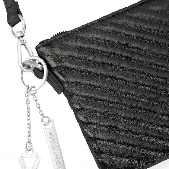 LES VISIONNAIRES Alice Portefeuille d'embrayage Cuir véritable 27 cm