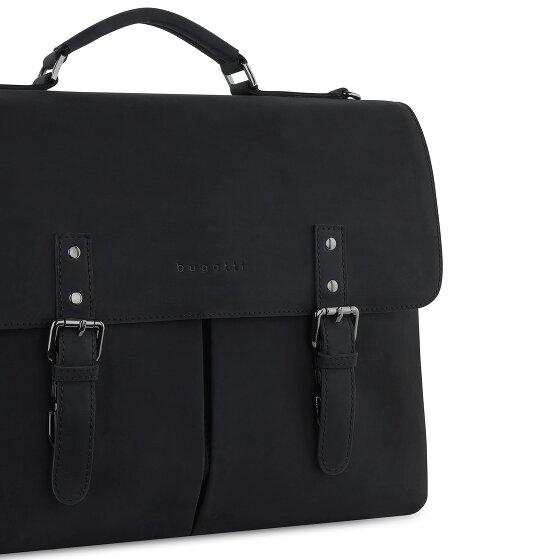 bugatti Luca Porte-documents Messenger Cuir 39 cm Compartiment pour ordinateur portable