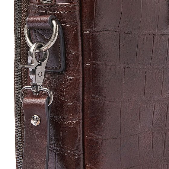 Castelijn & Beerens Jules Attaché-case Protection RFID Cuir véritable 30 cm Compartiment ordinateur
