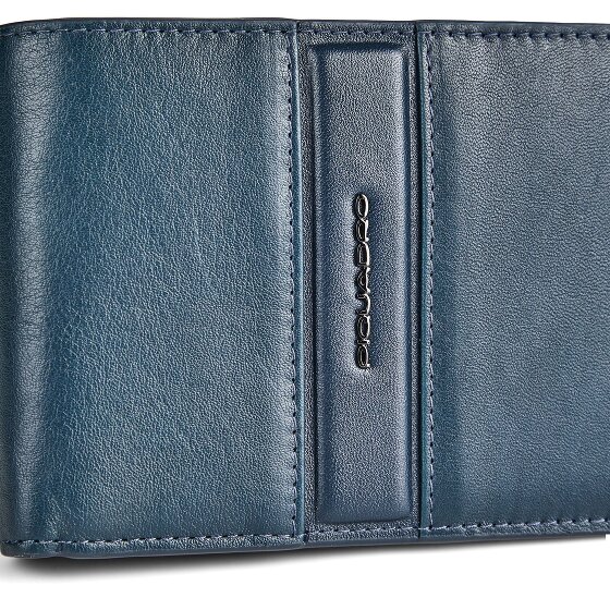 Piquadro Victor Porte-monnaie Protection RFID Cuir véritable 12.5 cm