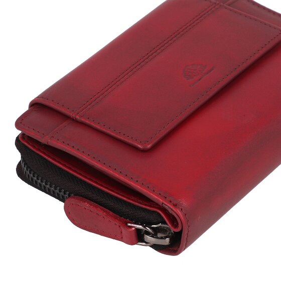 Greenburry Destressed Porte-monnaie Protection RFID Cuir 13.5 cm