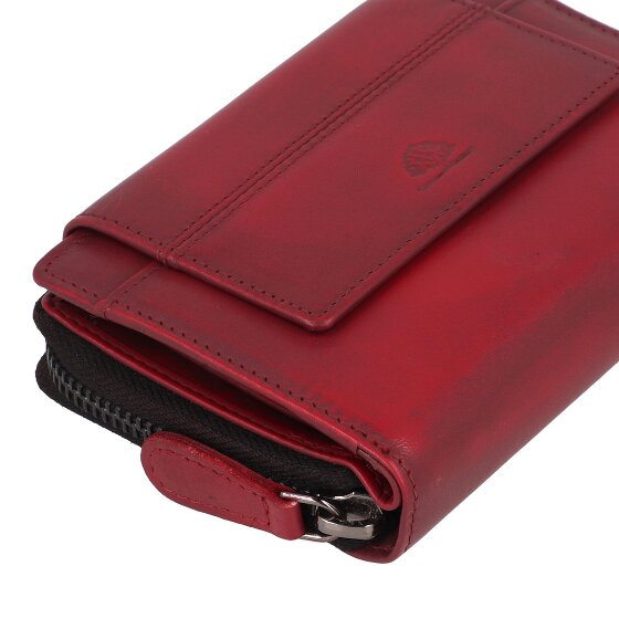 Greenburry Destressed Porte-monnaie Protection RFID Cuir 13.5 cm