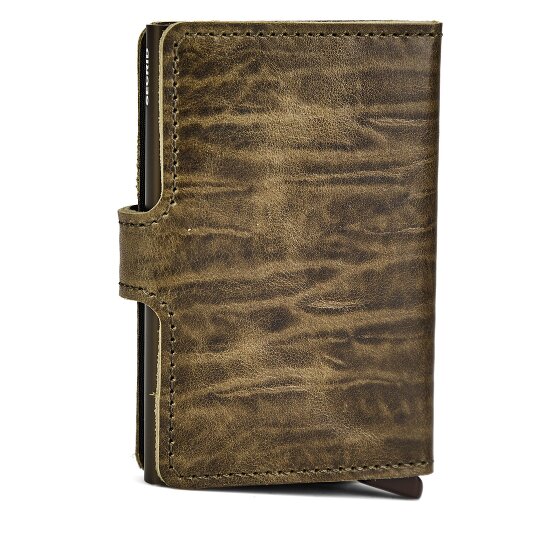 Secrid Miniwallet Étui pour cartes de crédit Protection RFID Cuir véritable 6.5 cm
