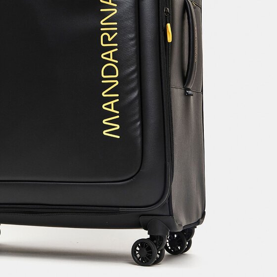 Mandarina Duck Eco Coated 4 roues Valise cabine XL 83 cm avec soufflet d'extension