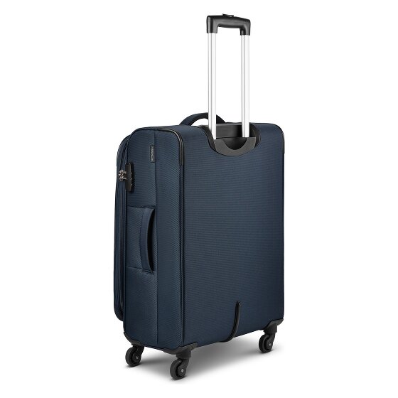 Wenger Beaumont 4 roulettes Trolley M 67 cm avec soufflet d'extension