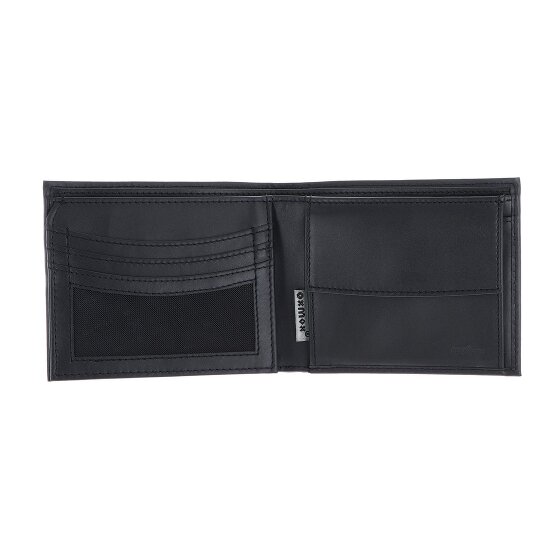 oxmox Leather Porte-monnaie Protection RFID Cuir véritable 12 cm