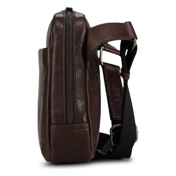 Jost Glasgow Sac à bandoulière XS Protection RFID Cuir véritable 20 cm