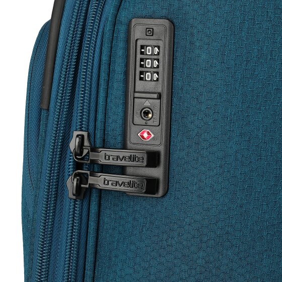 Travelite Kick Off 4 roues Valise cabine L 78 cm avec soufflet d'extension