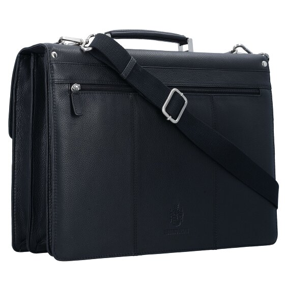 Leonhard Heyden Berlin Porte-documents en cuir 42 cm Compartiment pour ordinateur portable