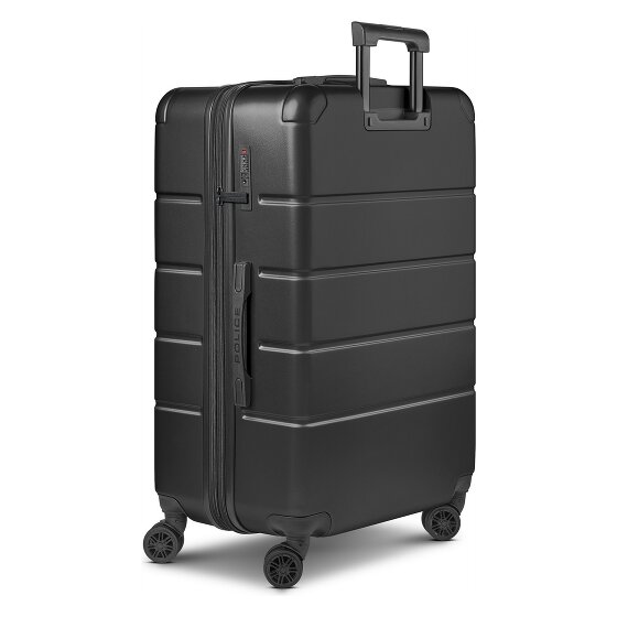 Police Dublin 4 roues Valise cabine L 75 cm avec soufflet d'extension