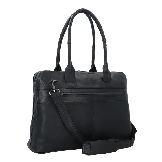 Plevier Structure Canton Sac à bandoulière Cuir 44 cm Compartiment pour ordinateur portable