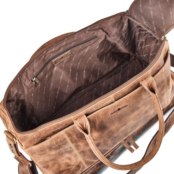 Greenburry Vintage Sac de voyage Weekender Cuir 51 cm