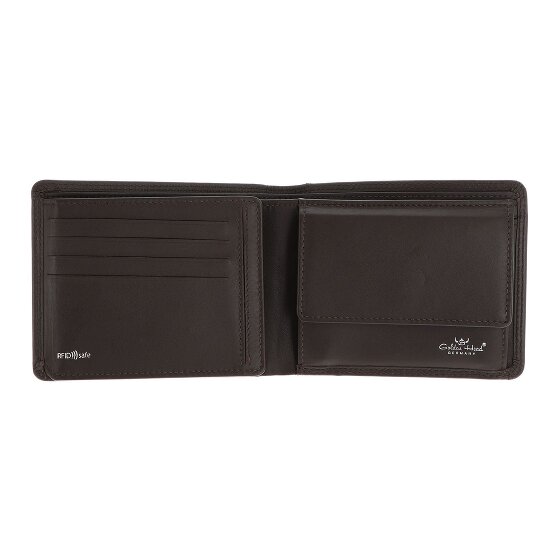 Golden Head Polo Porte-monnaie Protection RFID Cuir véritable 12 cm