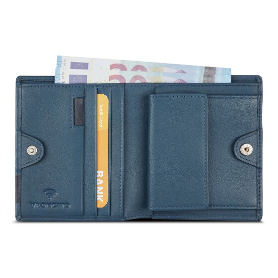 Roncato Monaco Porte-monnaie Cuir véritable 9 cm