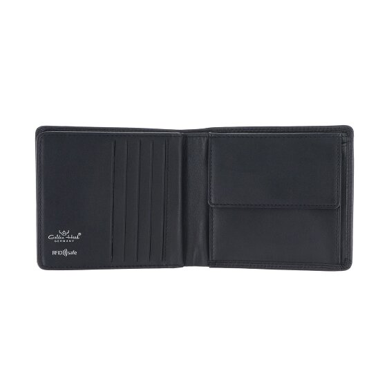 Golden Head Polo Porte-monnaie Protection RFID Cuir véritable 11 cm