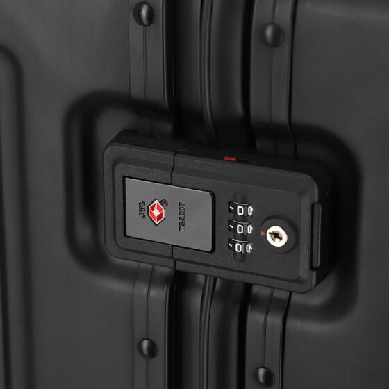 Travelite Valise cabine à 4 roues Next en Aluminium, 67 cm