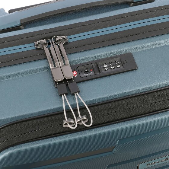 Travelite Air Base 4 roulettes Trolley de cabine 55 cm Compartiment pour ordinateur portable