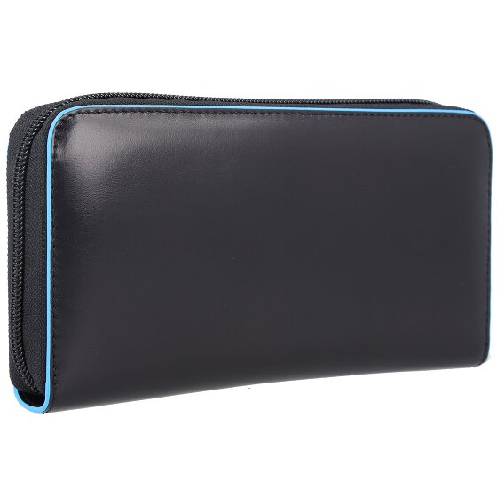 Piquadro Blue Square Porte-monnaie Cuir véritable 19 cm