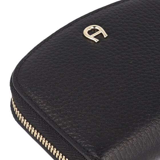 AIGNER Diadora Étui pour cartes de crédit Protection RFID Cuir véritable 11 cm