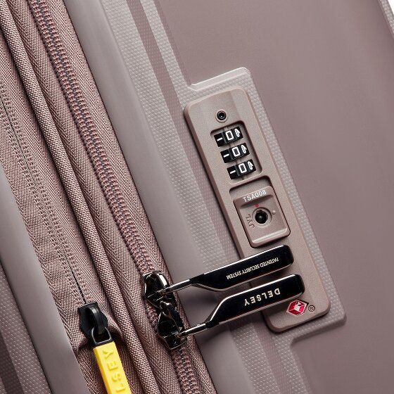 Delsey Paris Lutece 4 roulettes Trolley de cabine 55 cm avec soufflet d'extension