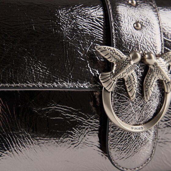 PINKO Love One Classic Sac à bandoulière Cuir véritable 27 cm