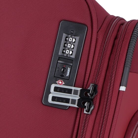 d&n Travel Line 9504 4 roulettes Trolley L 76 cm avec soufflet d'extension