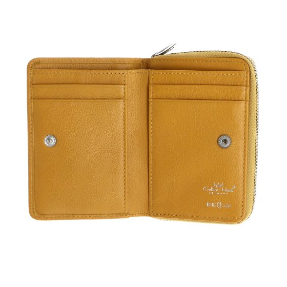 Golden Head Madrid Porte-monnaie Protection RFID Cuir véritable 11.5 cm