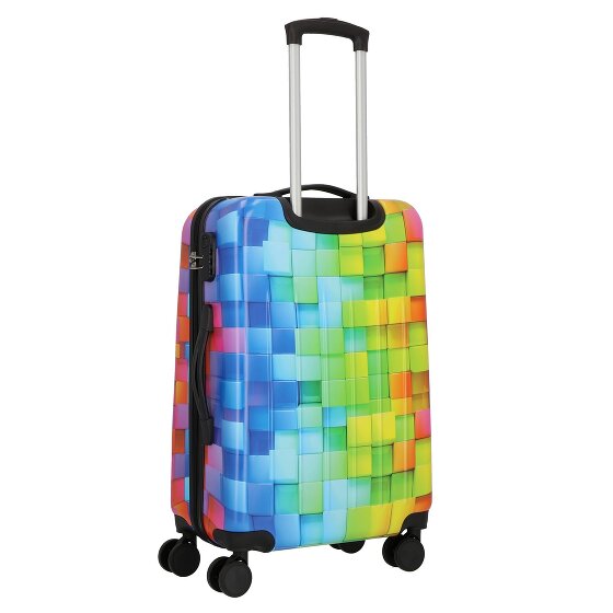 Nowi Santa Cruz 4 roulettes Set de valises 3 pièces