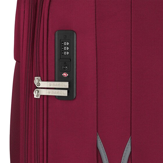 Gabol Zambia 4 roulettes Set de valises 3 pièces avec soufflet d'extension