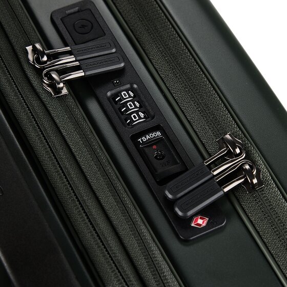 Piquadro PQ-Light 4 roues Valise cabine S 56 cm Compartiment ordinateur avec soufflet d'extension