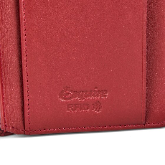 Esquire Athena Porte-monnaie Protection RFID Cuir véritable 12 cm
