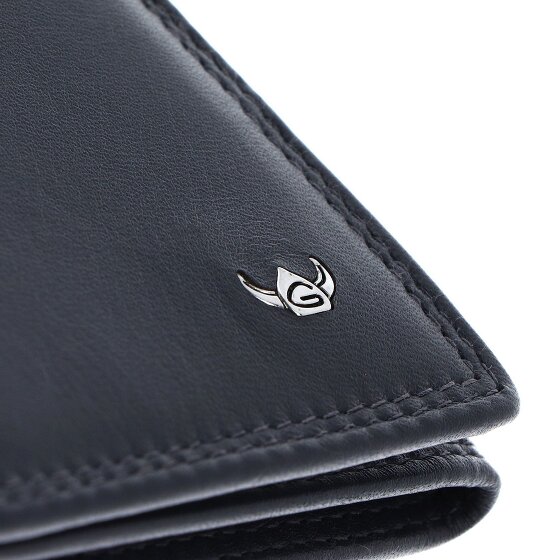 Golden Head Polo Porte-monnaie Protection RFID Cuir véritable 10 cm