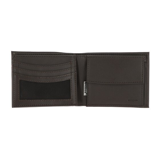 oxmox Leather Porte-monnaie Protection RFID Cuir véritable 10 cm