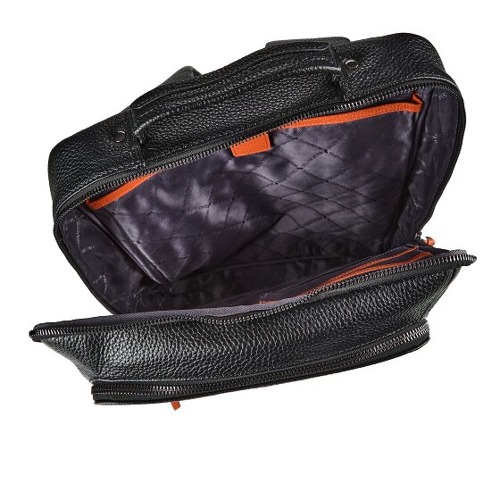 Braun Büffel Novara Sac à dos professionnel Cuir véritable 40 cm Compartiment ordinateur