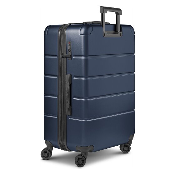 Police Dublin 4 roues Valise cabine L 75 cm avec soufflet d'extension