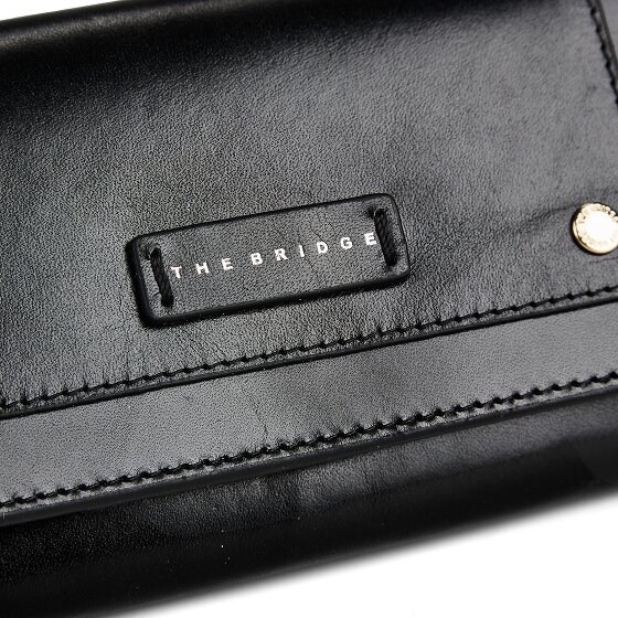 The Bridge Cecilia Porte-monnaie Protection RFID Cuir véritable 17 cm