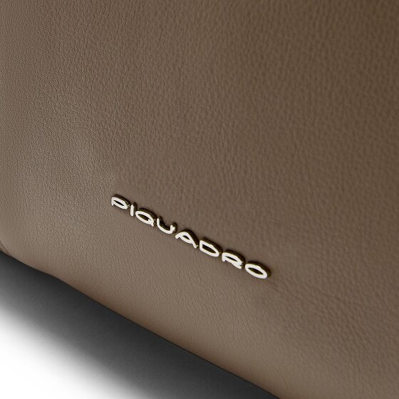 Piquadro Lyra Attaché-case Cuir véritable 42 cm Compartiment ordinateur avec soufflet d'extension
