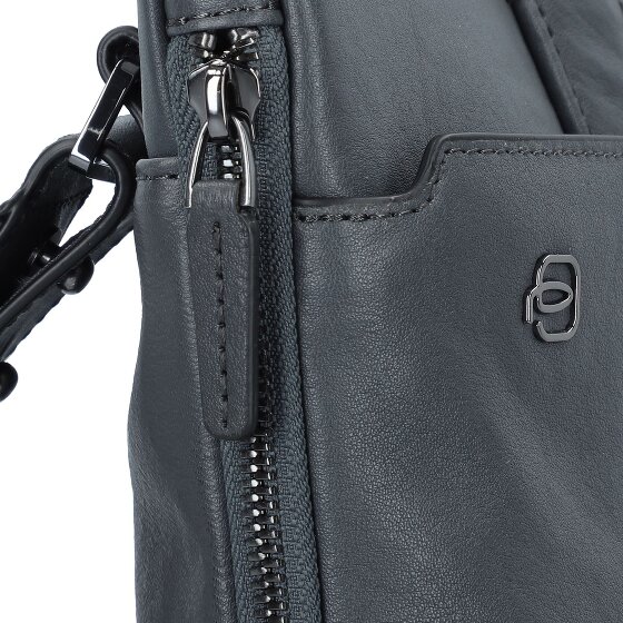 Piquadro Black Square Porte-documents en cuir 42 cm Compartiment pour ordinateur portable