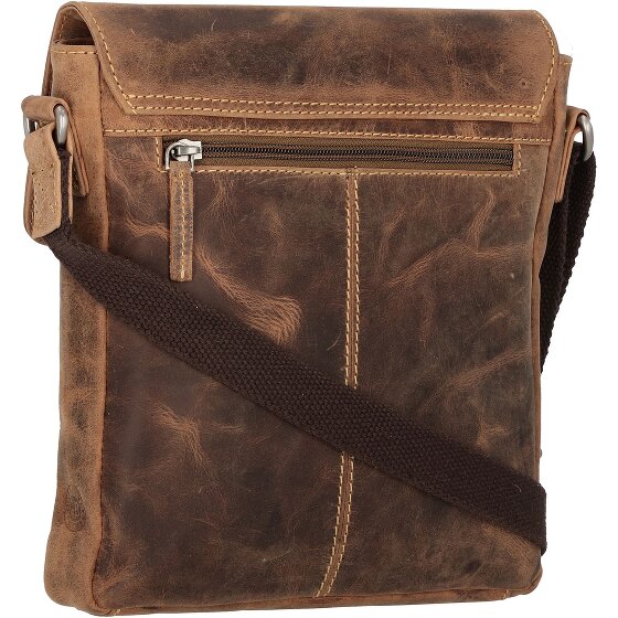 Greenburry Sac à bandoulière Vintage en cuir 22 cm
