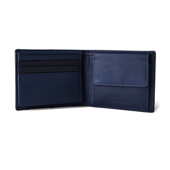 Piquadro Finn Porte-monnaie Protection RFID Cuir 11 cm