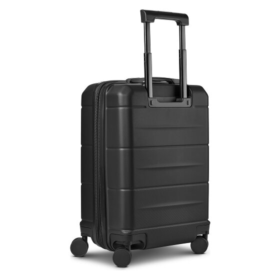 Police London 4 roues Valise cabine 55 cm Compartiment ordinateur avec soufflet d'extension