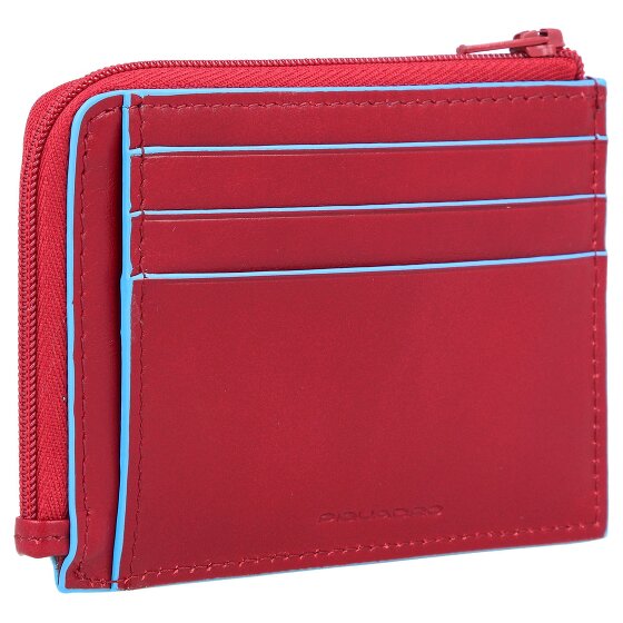 Piquadro Blue Square Porte-cartes de crédit RFID en cuir 11 cm